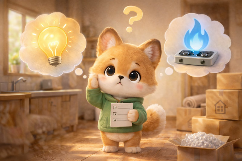 引っ越しをきっかけに電気とガスを見直すメリット