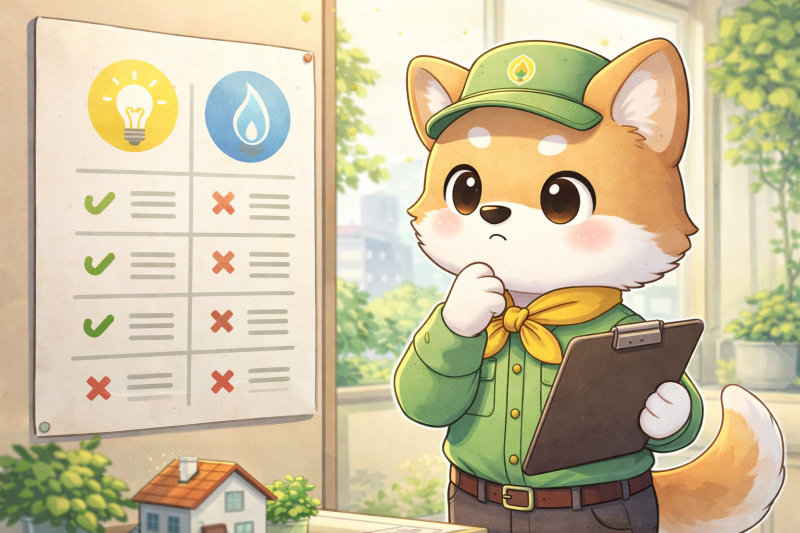 他の電力サービスと比較して検討する際の判断ポイント