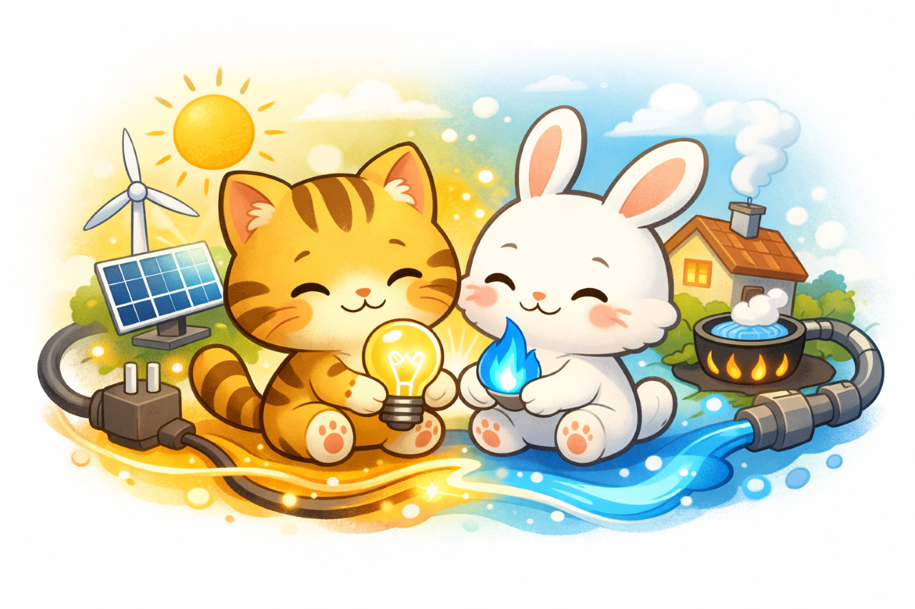 電気とガスの関係をやさしく見直すと暮らしの整い方が見えてくるかもしれません